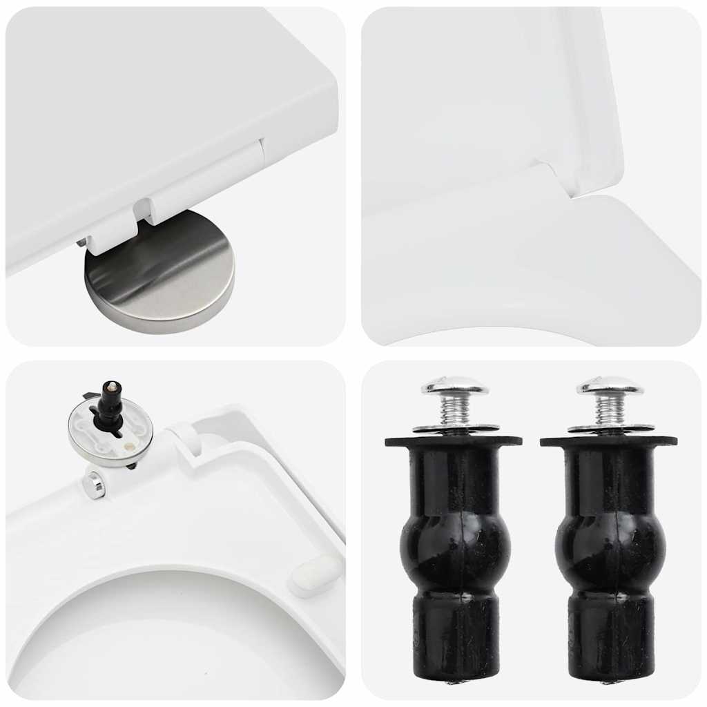 Asiento de WC Ajustable 48 x 36,5 x 4,5 cm Polipropileno