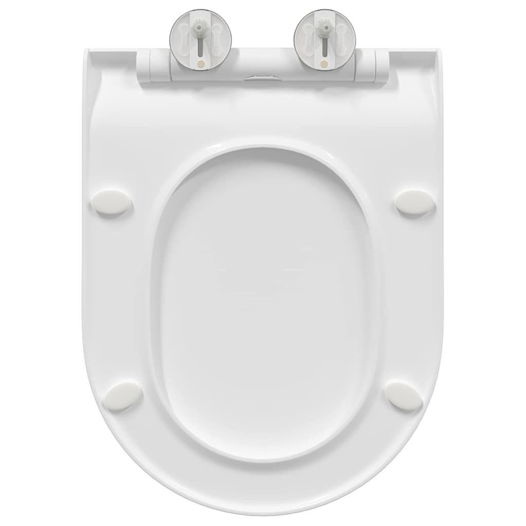 Asiento de WC Ajustable 50 x 36,5 x 5 cm Polipropileno