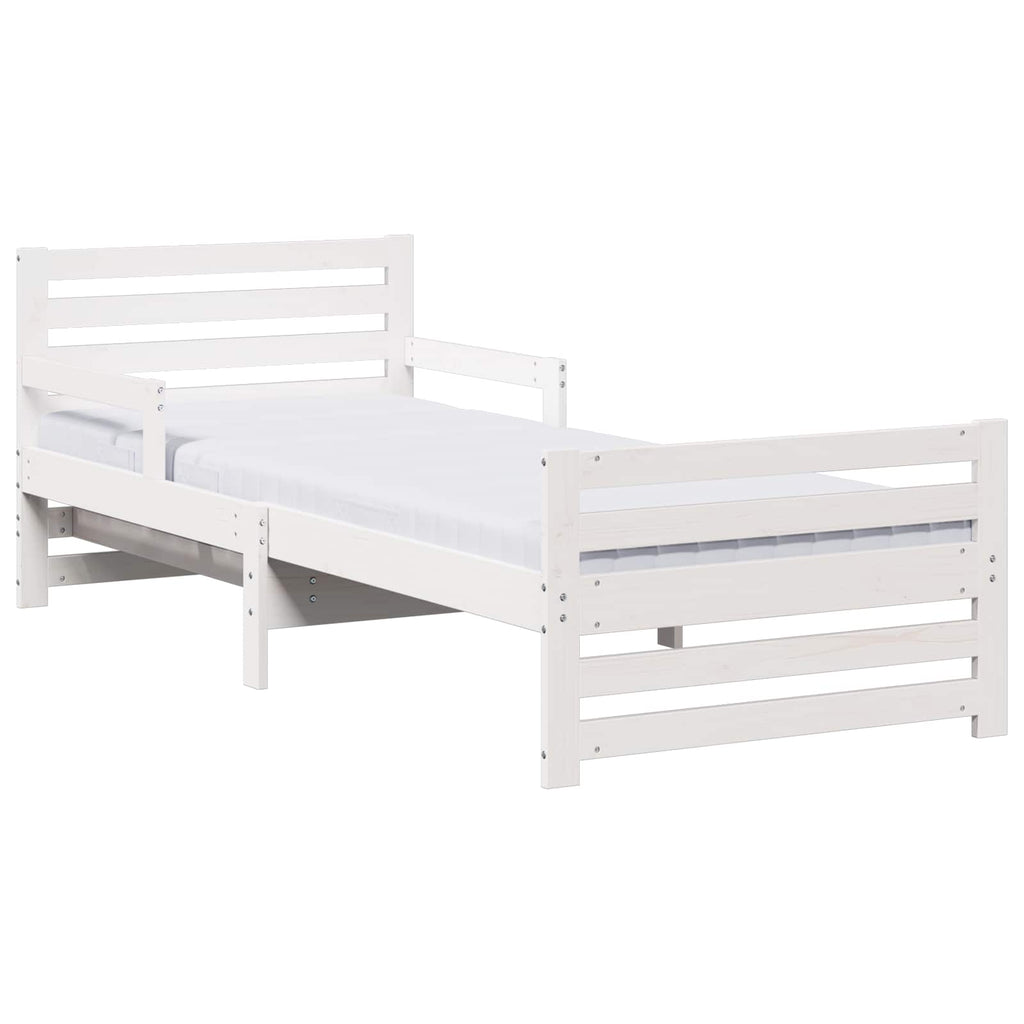 Cama con colchón extensible 80 x 200 cm Madera de pino macizo