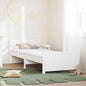 Marco de cama con colchón extensible con cabecera 80 x 200 cm