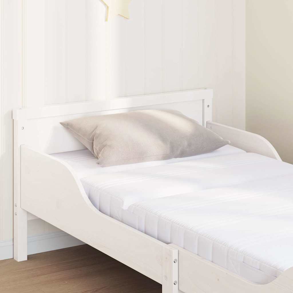Marco de cama con colchón extensible con cabecera 80 x 200 cm