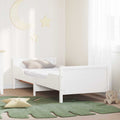 Marco de cama con colchón extensible con cabecera 80 x 200 cm