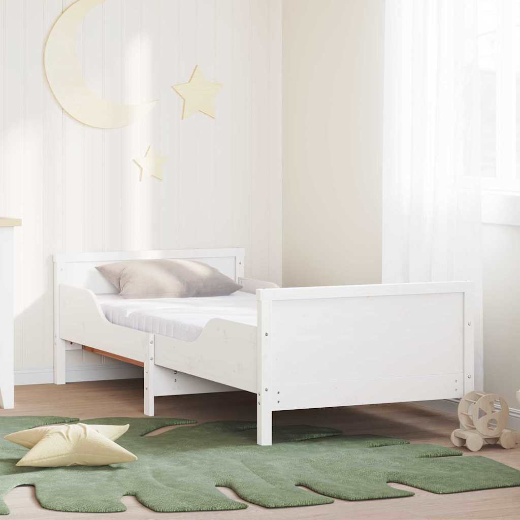 Marco de cama con colchón extensible con cabecera 80 x 200 cm