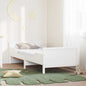 Extendable Bed Frame with Mattress and Headboard 80 x 200 cm