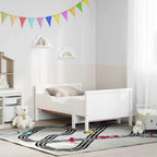 Marco de cama con colchón extensible con cabecera 80 x 200 cm