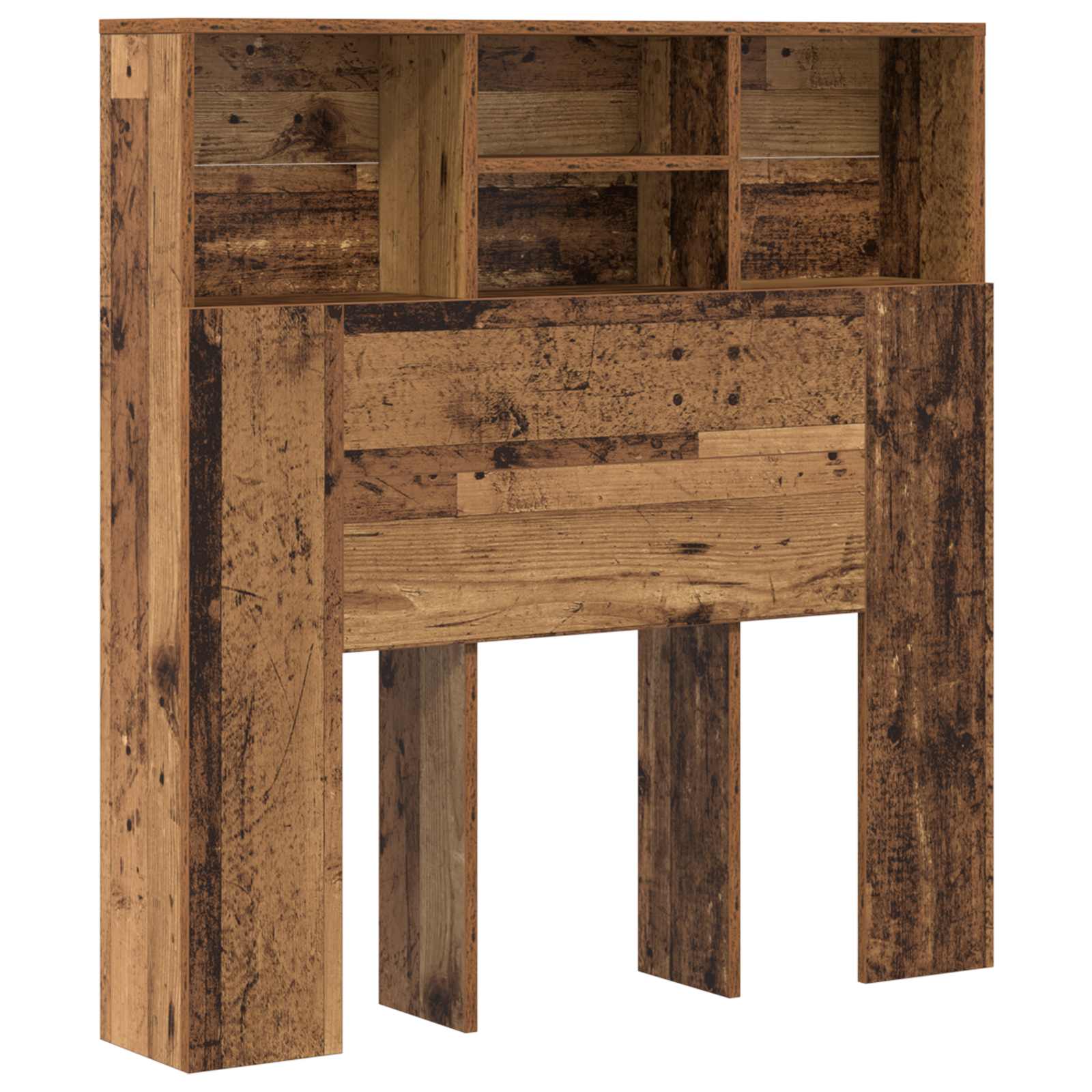 Cabecero con armario Madera vieja 100 x 19 x 103,5 cm