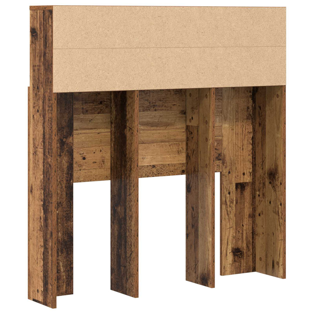 Cabecero con armario Madera vieja 100 x 19 x 103,5 cm