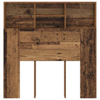 Cabecero con armario Madera vieja 100 x 19 x 103,5 cm