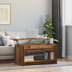 Mesa de Café Madera envejecida 80 x 50,5 x 41,5 cm