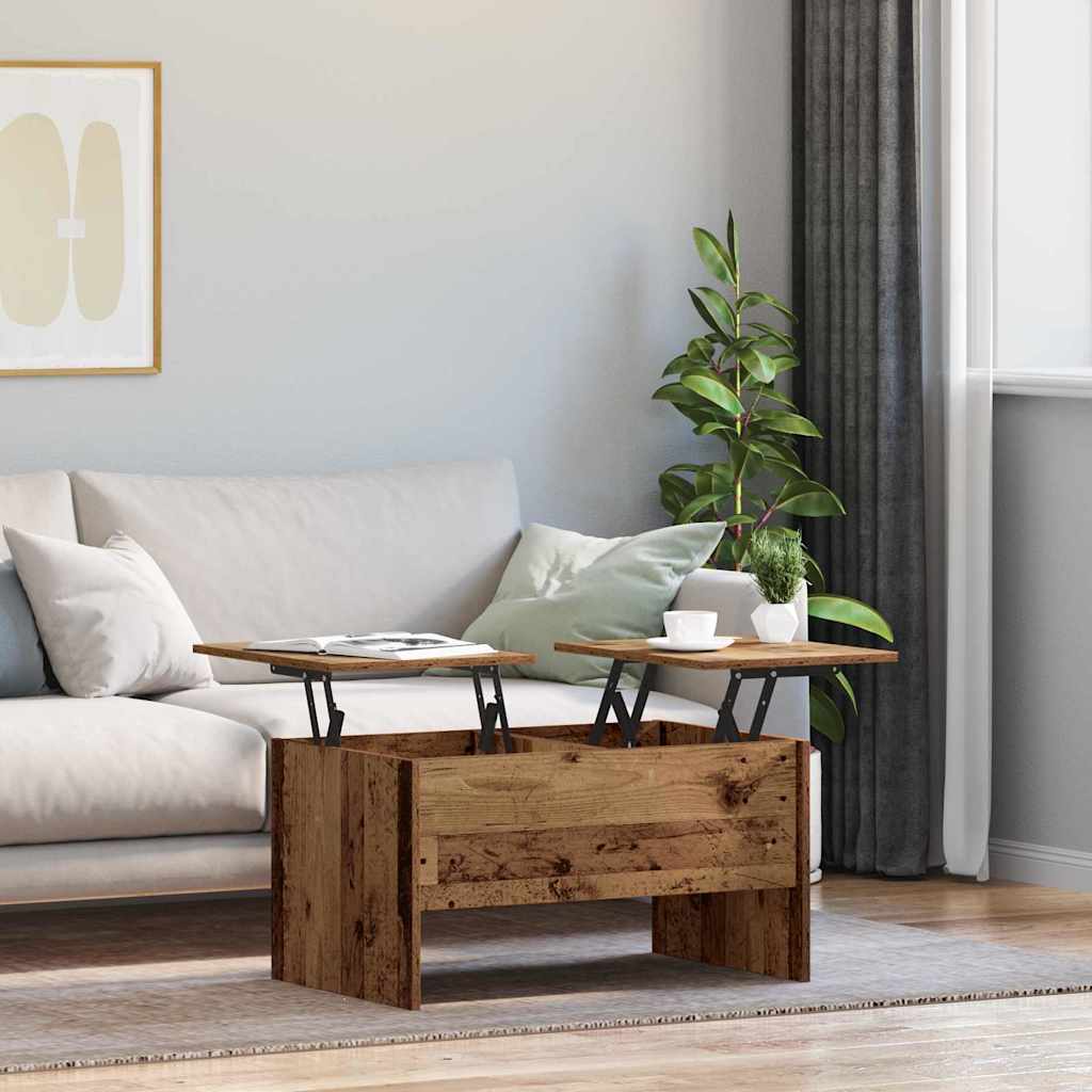 Mesa de Café Madera envejecida 102 x 50,5 x 46,5 cm