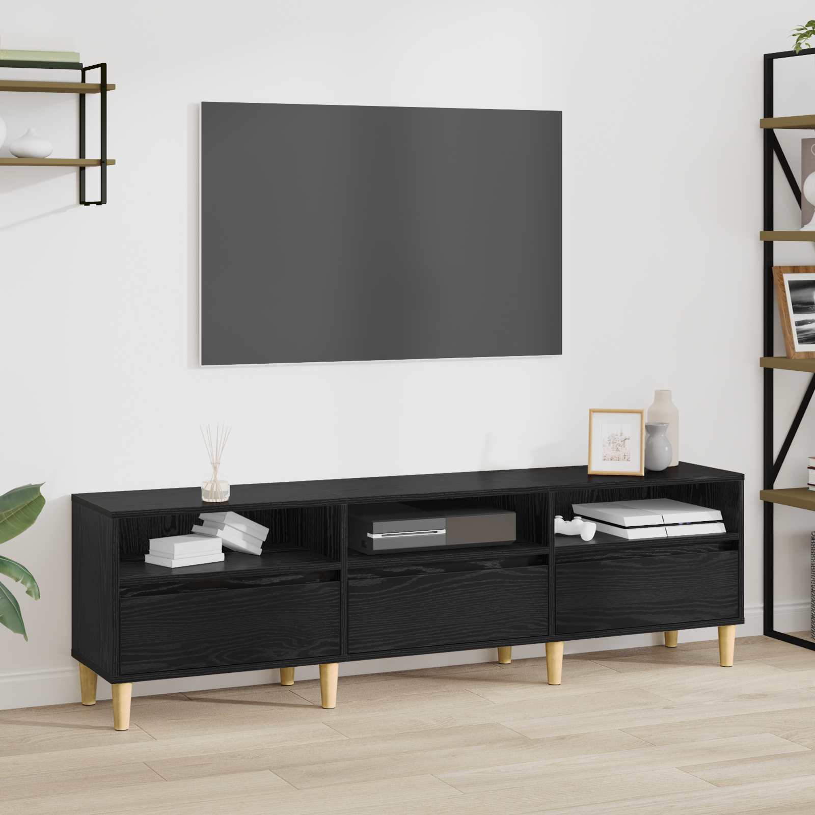 Gabinete de TV con cajón Madera Vieja 100 x 34,5 x 44,5 cm