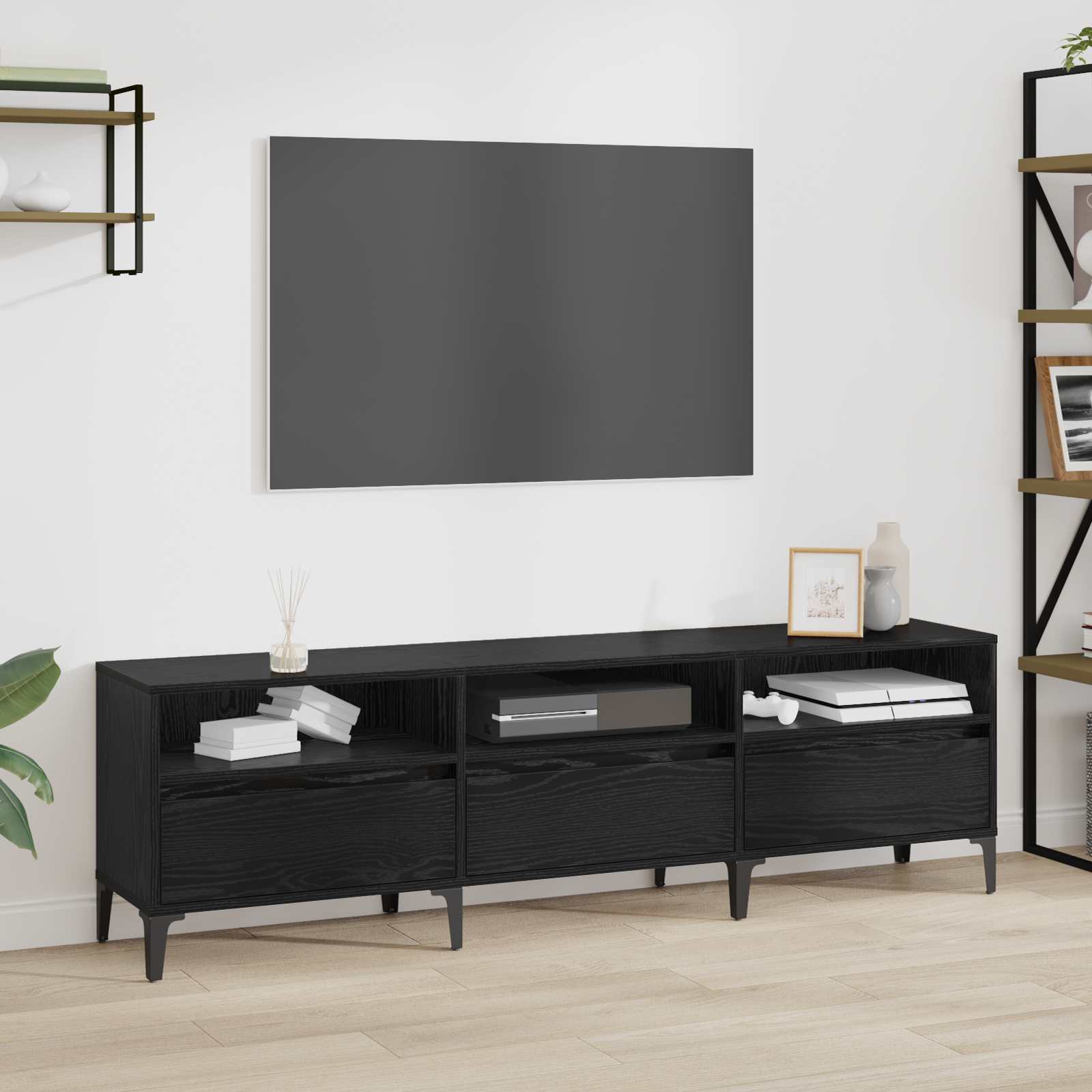 Gabinete de TV con cajón Madera Vieja 100 x 34,5 x 44,5 cm