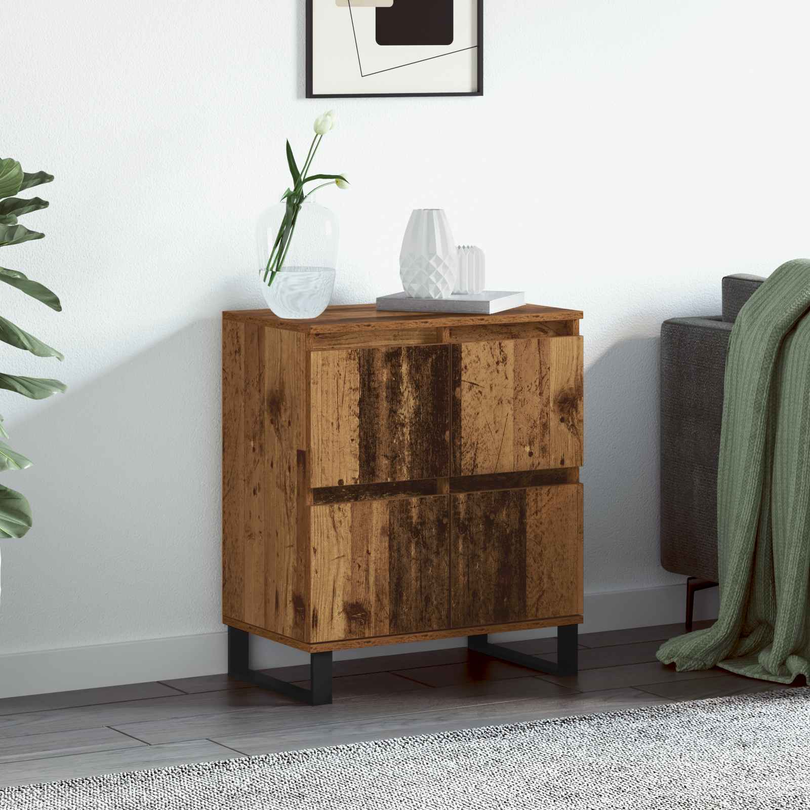 Aparador Madera vieja 60 x 35 x 70 cm
