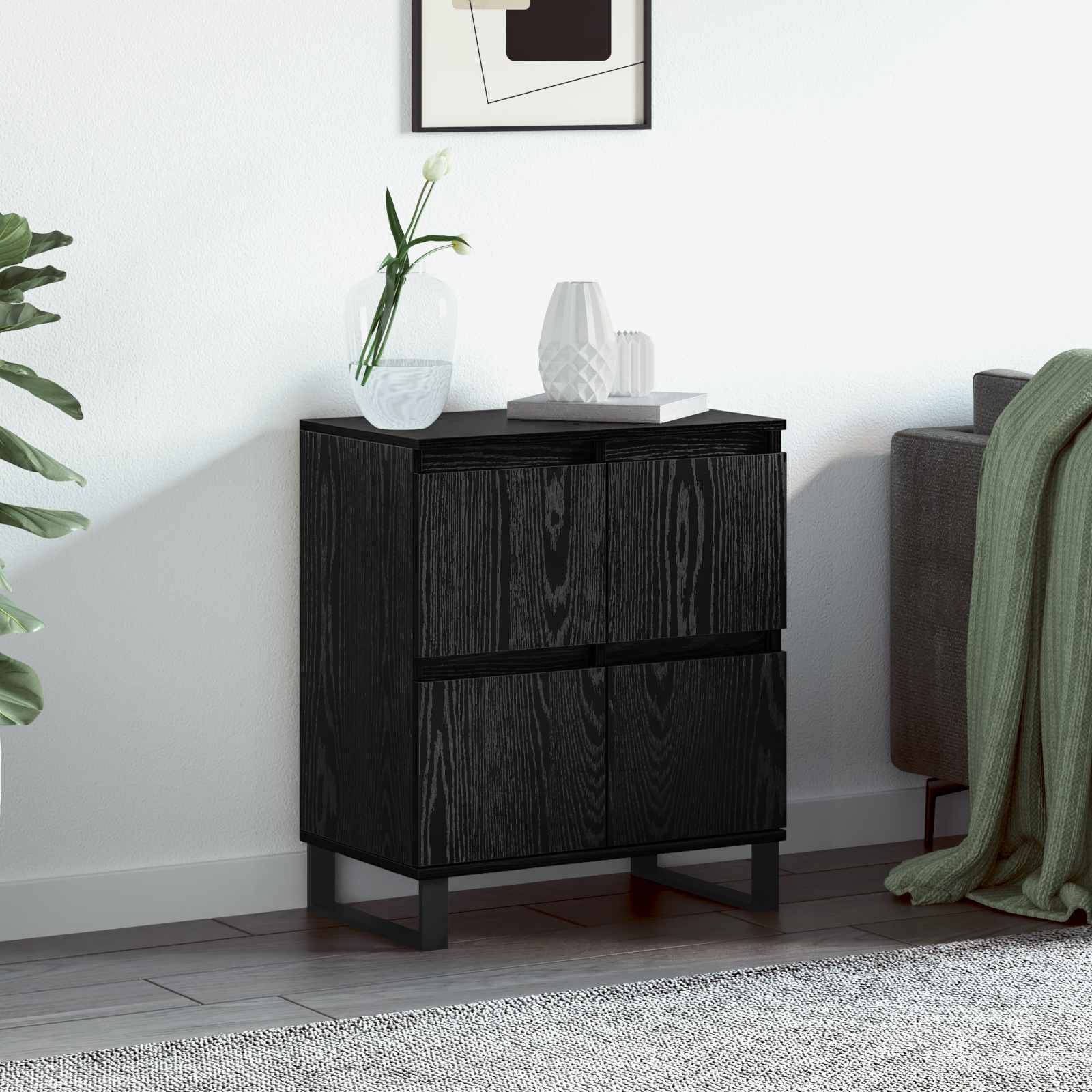 Old Wooden Sideboard 60 x 35 x 70 cm