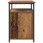 Armario de Noche 2 pcs Madera antigua Madera contrachapada