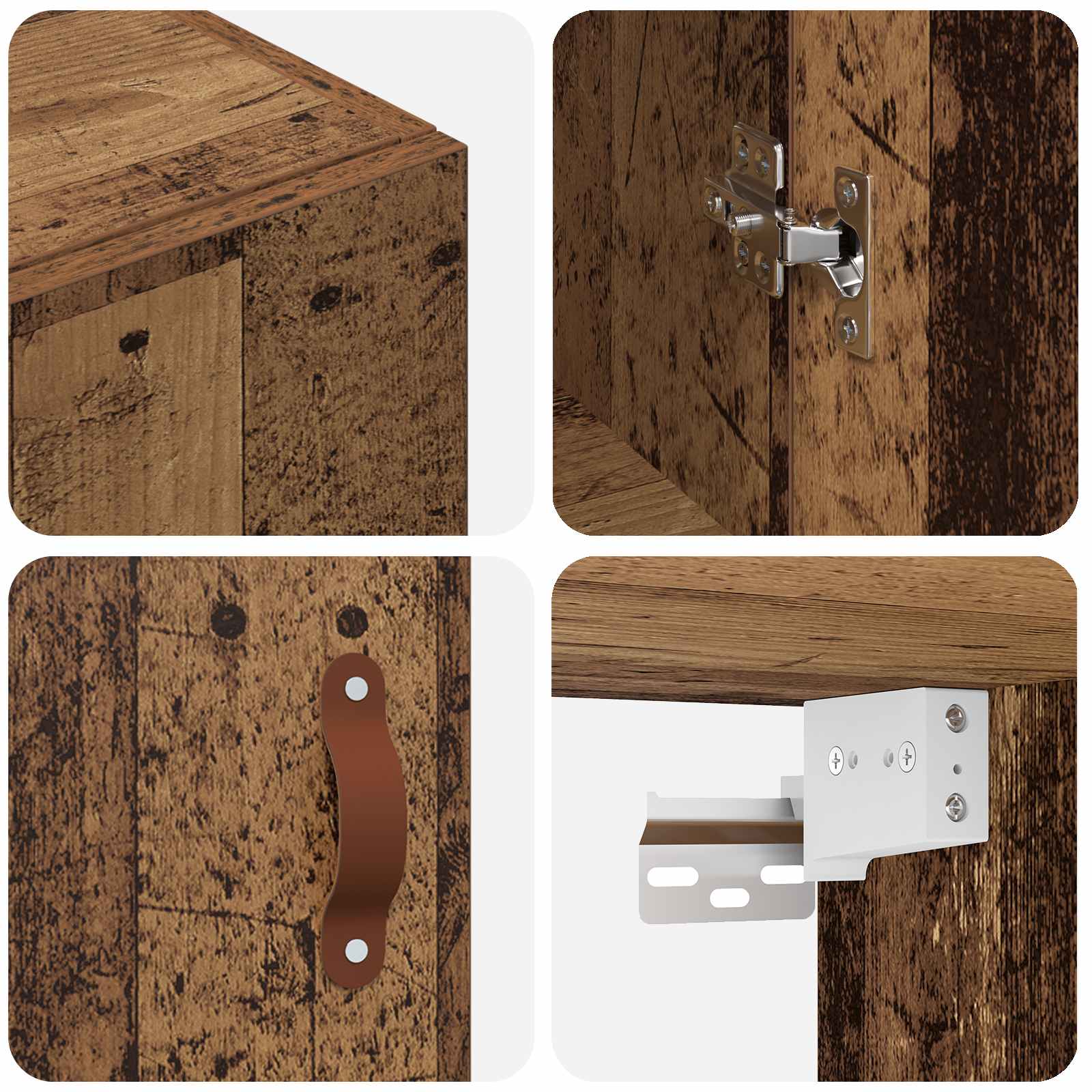 Armario de Pared Madera vieja 69,5 x 34 x 90 cm
