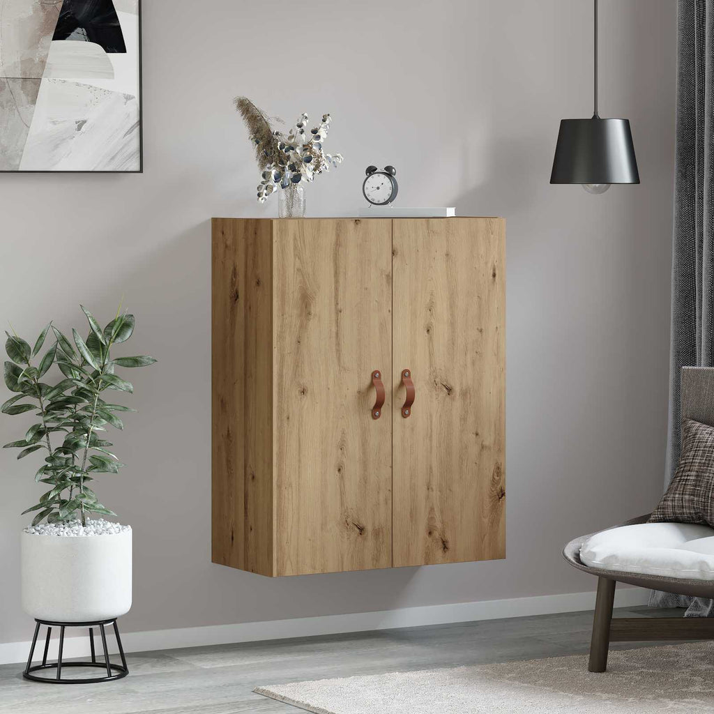 Armario de Pared Roble artesanal 69,5 x 34 x 90 cm