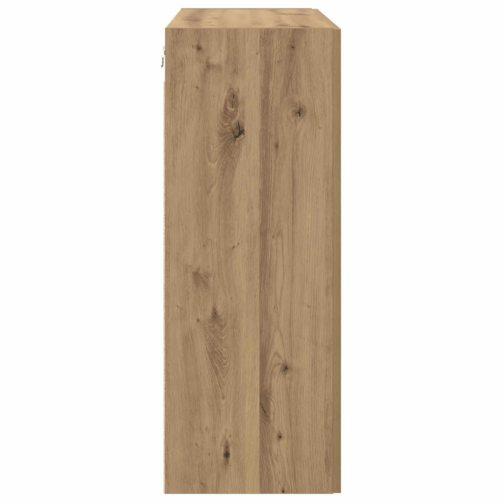 Armario de Pared Roble artesanal 69,5 x 34 x 90 cm