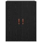 Armario de Pared Roble Negro 69,5 x 34 x 90 cm