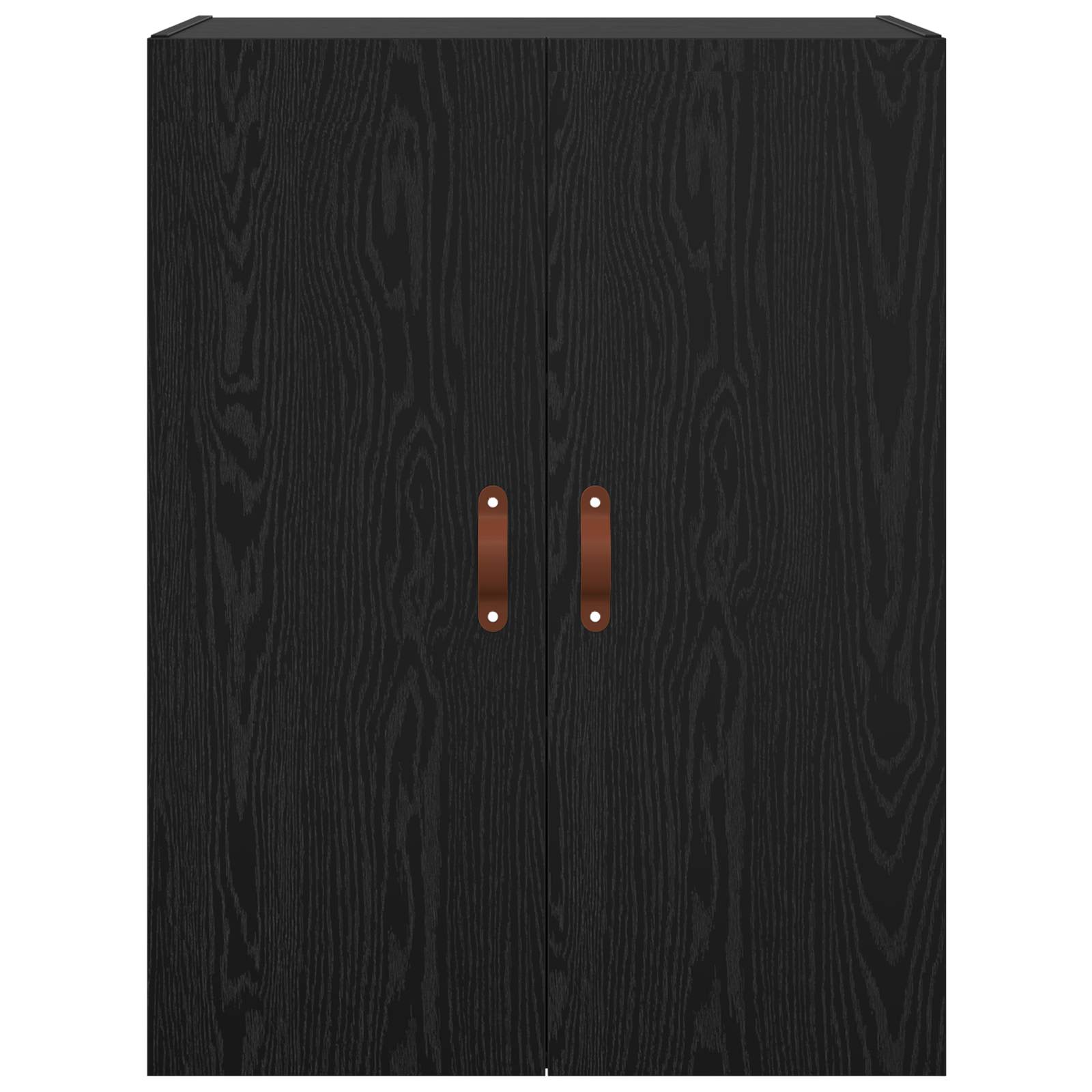 Armario de Pared Roble Negro 69,5 x 34 x 90 cm