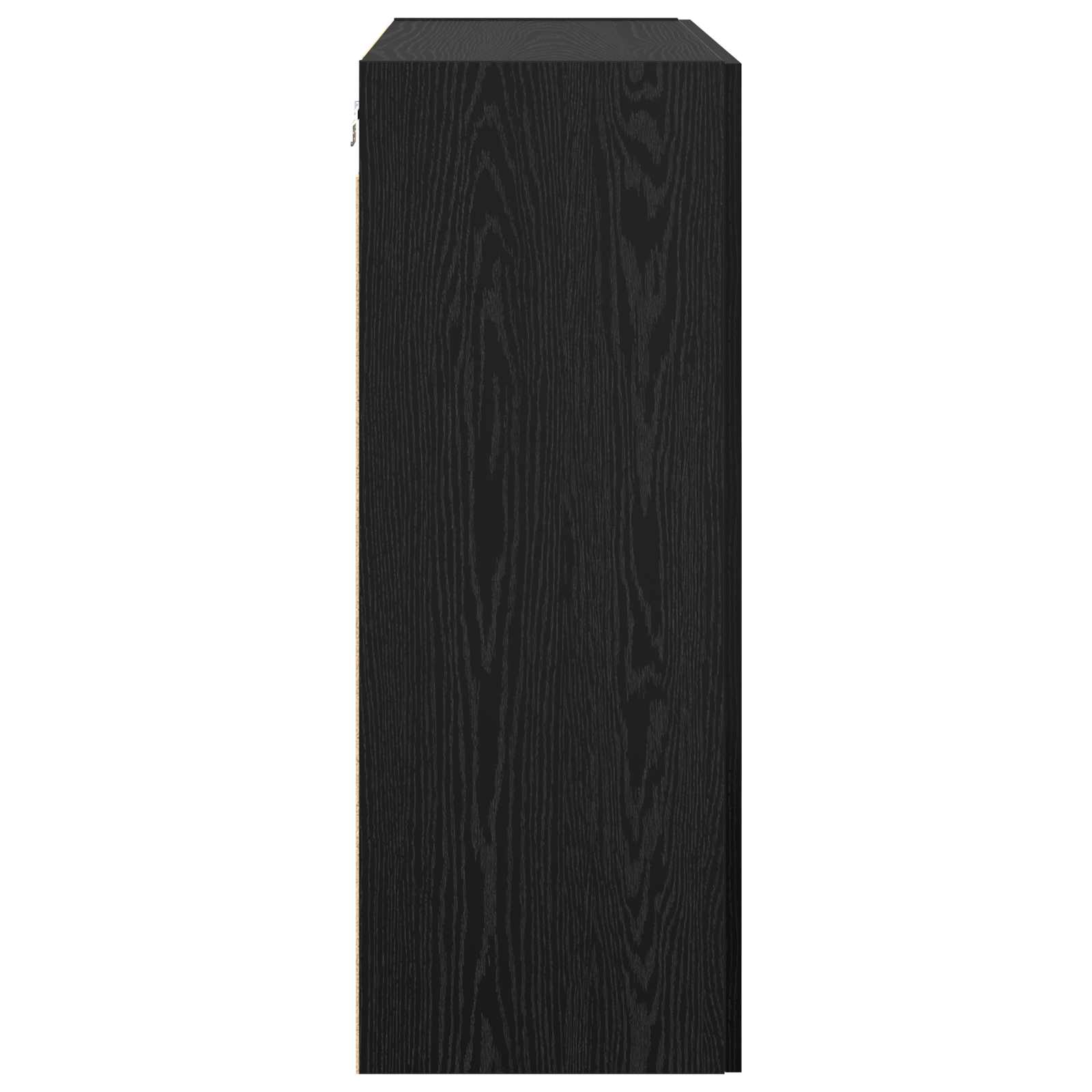 Armario de Pared Roble Negro 69,5 x 34 x 90 cm