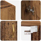 Armario de Pared Madera vieja 69,5 x 34 x 90 cm