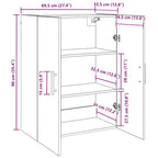 Armario de Pared Madera vieja 69,5 x 34 x 90 cm