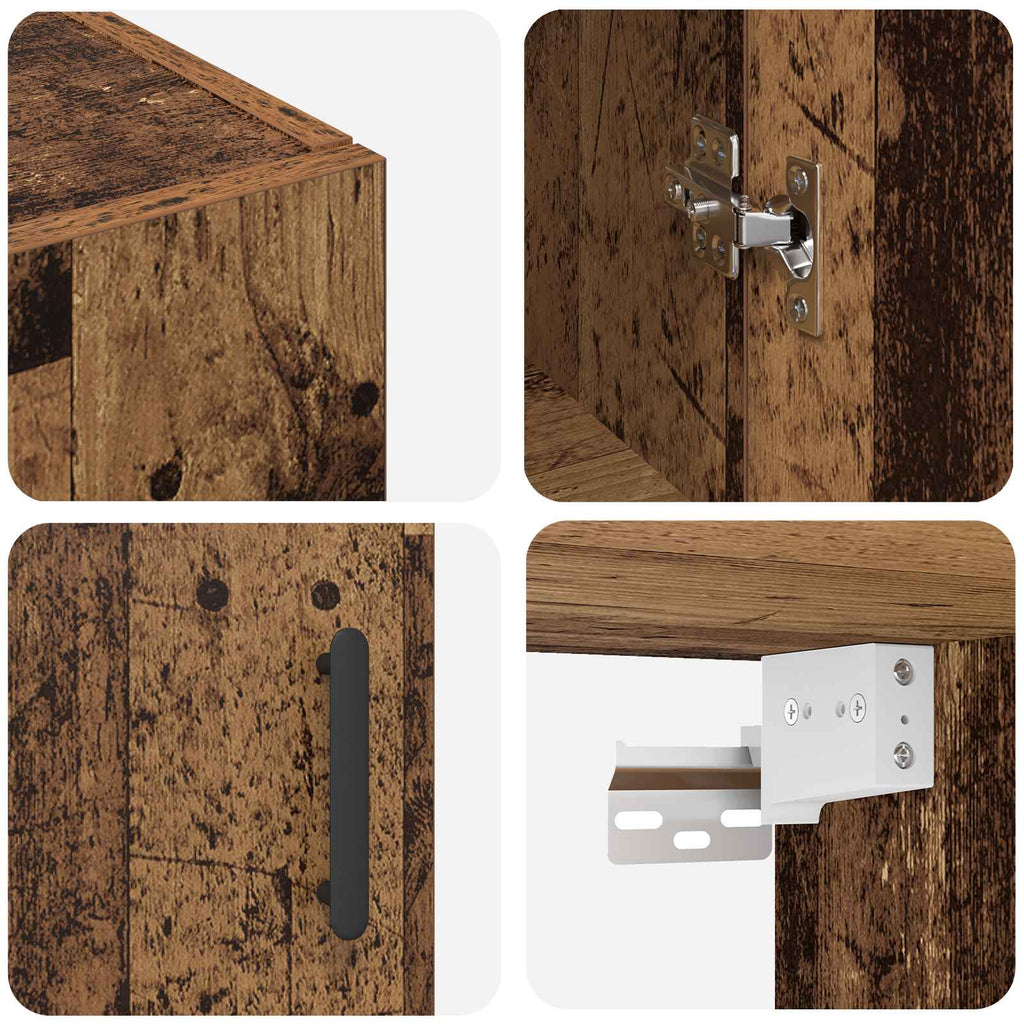 Armario de Pared Madera vieja 69,5 x 34 x 90 cm