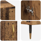 Escritorio Madera vieja 140 x 50 x 75 cm Madera contrachapada