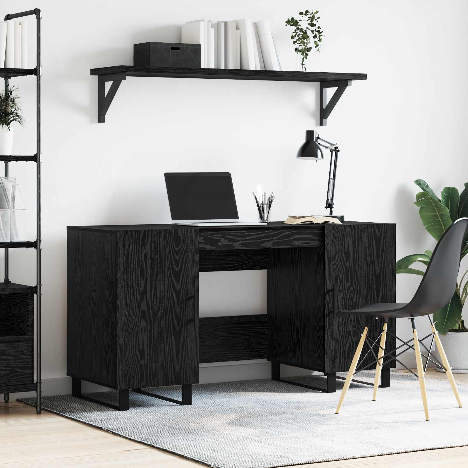 Desk Old Wood 140 x 50 x 75 cm Plywood
