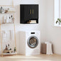Mueble de pared Montaje en la pared Roble Negro 60 x 30 x 60 cm