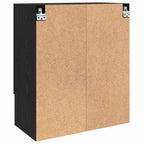 Armario de pared Roble Negro 60 x 31 x 70 cm