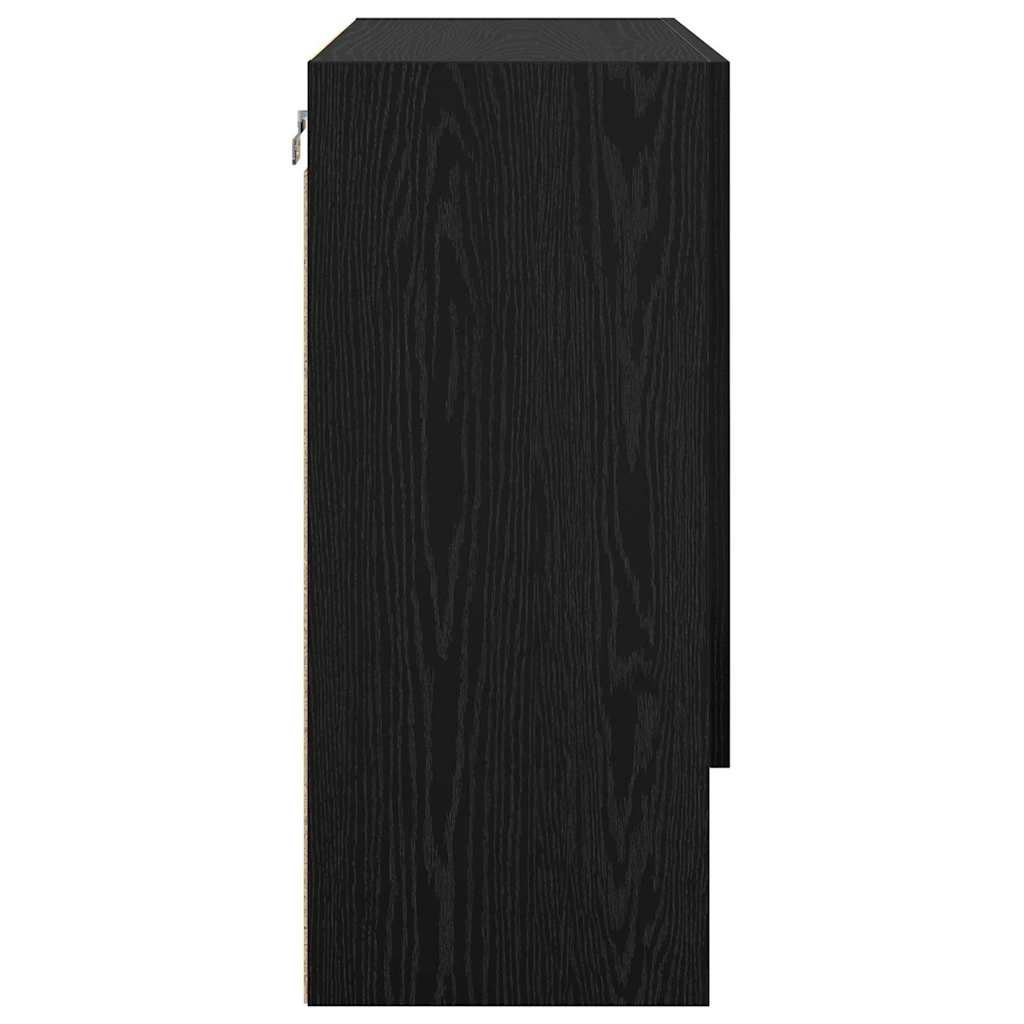 Armario de pared Roble Negro 60 x 31 x 70 cm