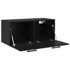 Mueble de pared Roble negro 80 x 36.5 x 35 cm