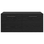 Mueble de pared Roble negro 80 x 36.5 x 35 cm