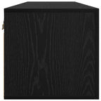 Mueble de pared Roble negro 80 x 36.5 x 35 cm
