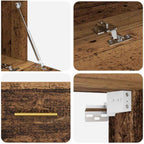 Mueble de pared Madera vieja 100 x 36.5 x 35 cm