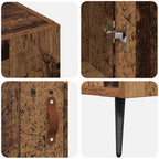 Aparador Madera vieja 89,5 x 34 x 80 cm Madera de ingeniería