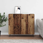 Aparador Madera vieja 89,5 x 34 x 80 cm Madera de ingeniería