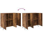 Aparador Madera vieja 89,5 x 34 x 80 cm Madera de ingeniería