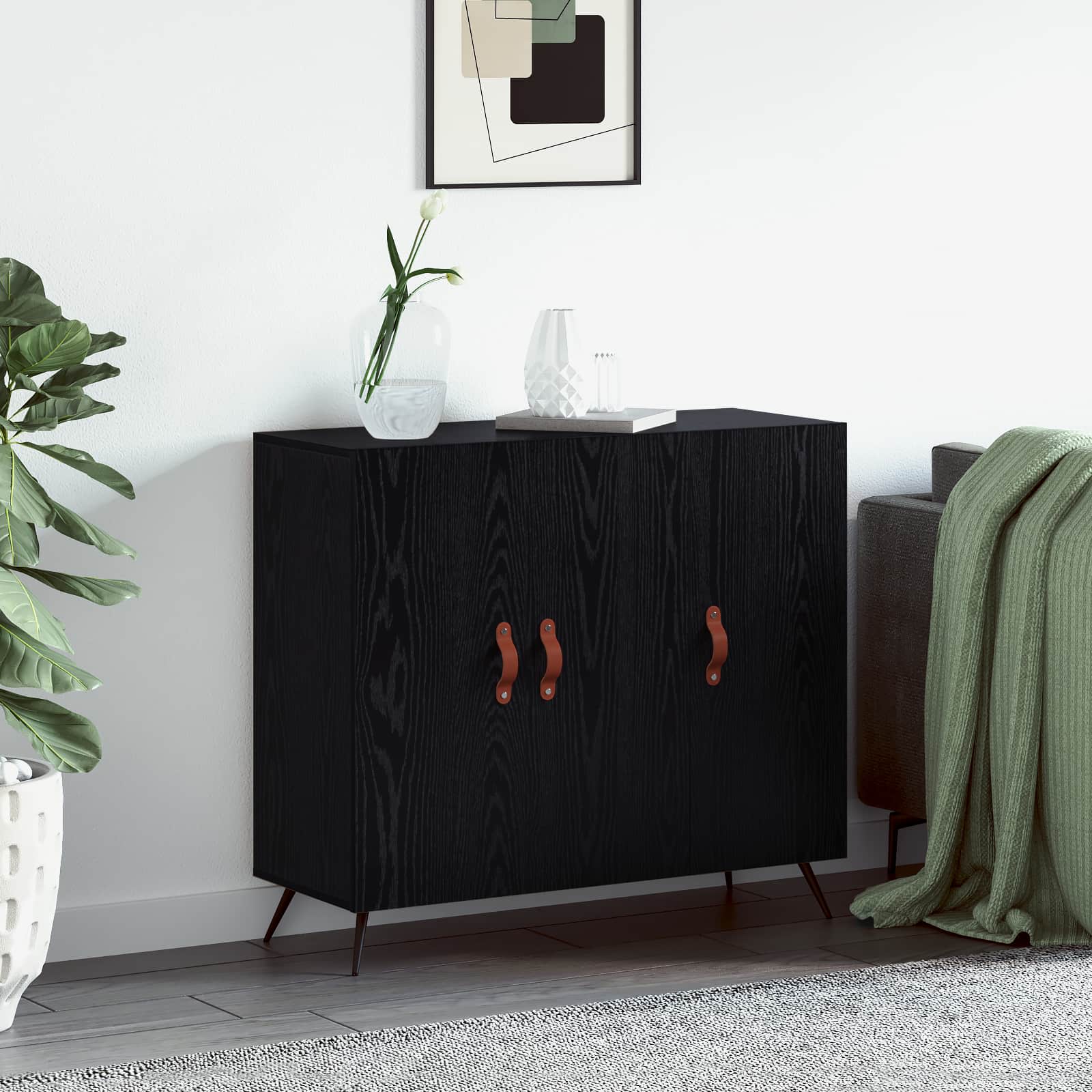 Sideboard Old Wood 89.5 x 34 x 80 cm Engineered Wood