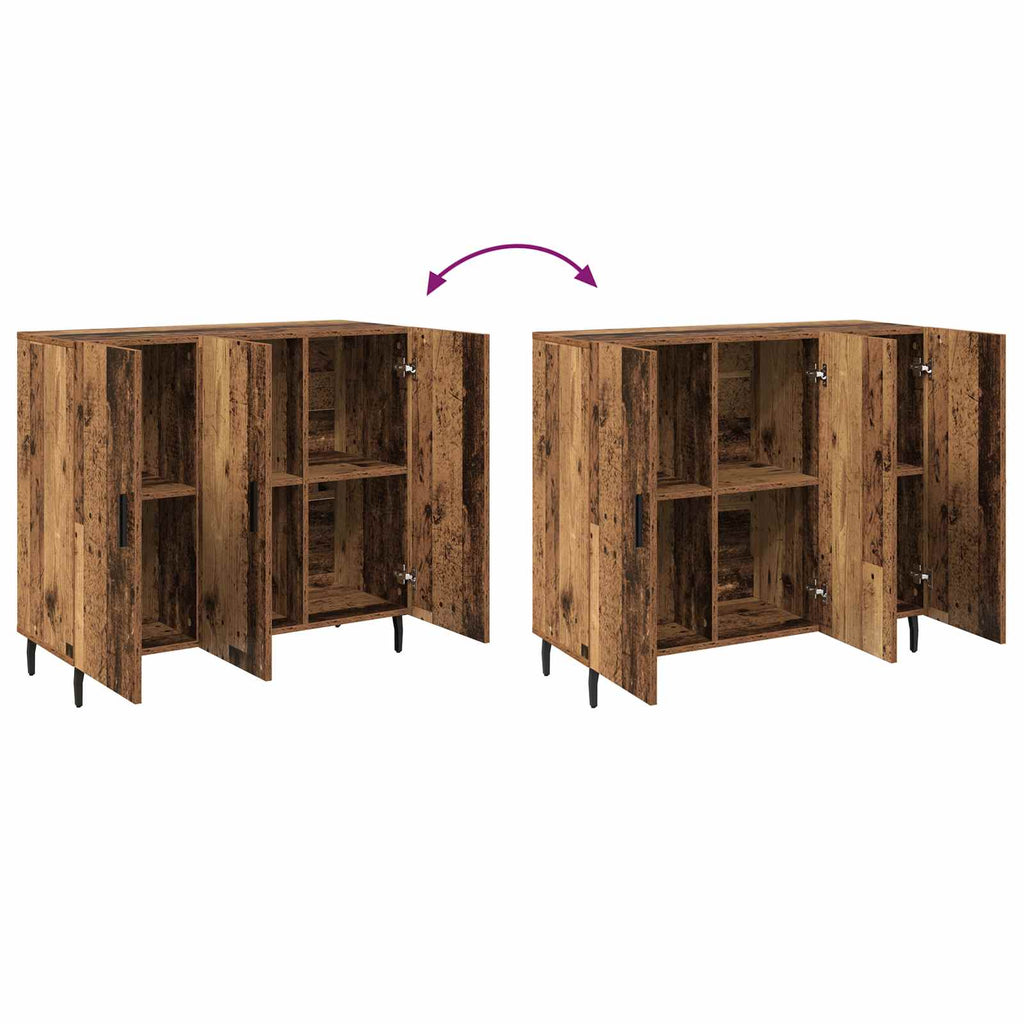 Aparador Madera vieja 90 x 34 x 80 cm Madera de ingeniería