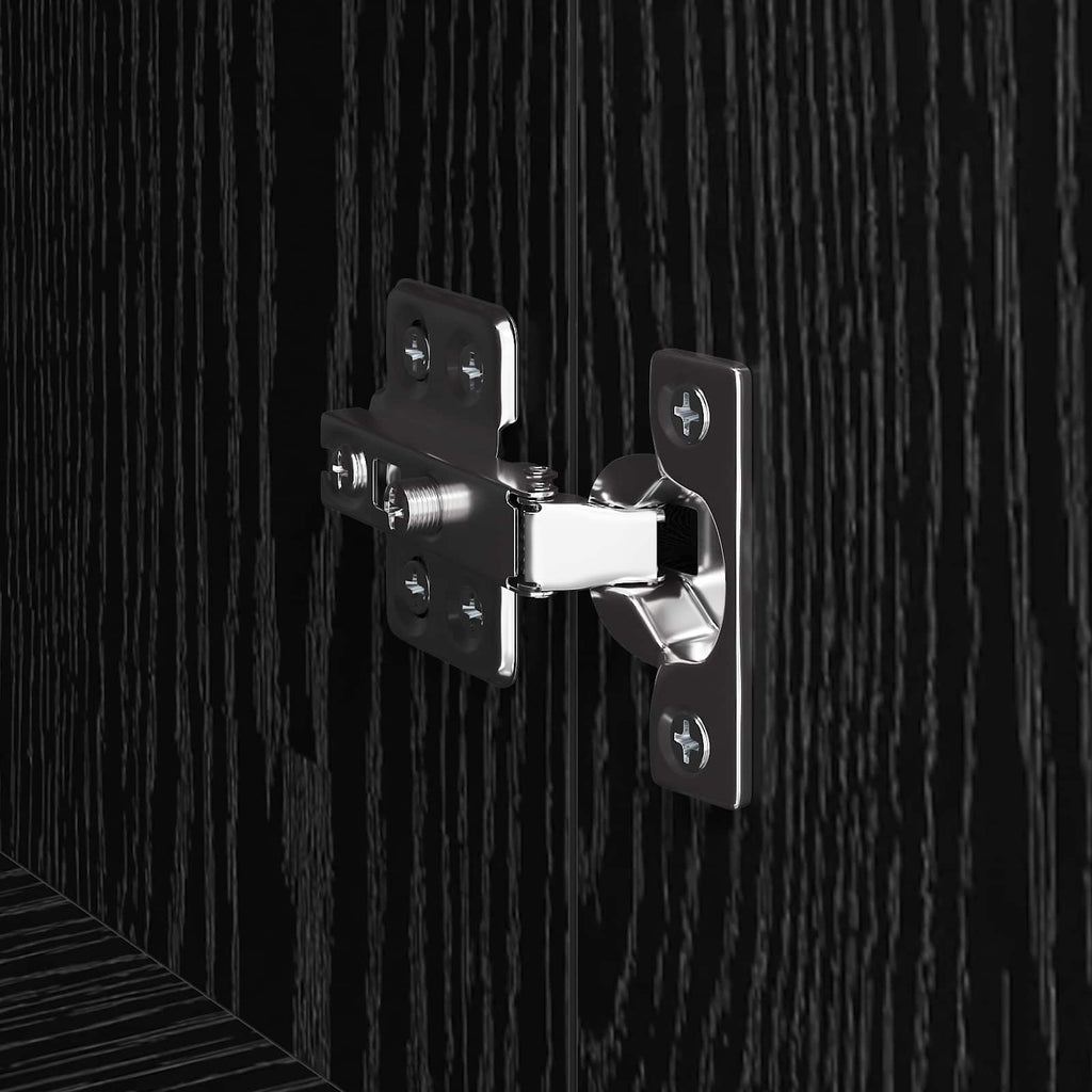 Gabinete de TV Roble negro 150 x 30 x 50 cm