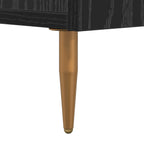 Gabinete de TV Roble negro 150 x 30 x 50 cm