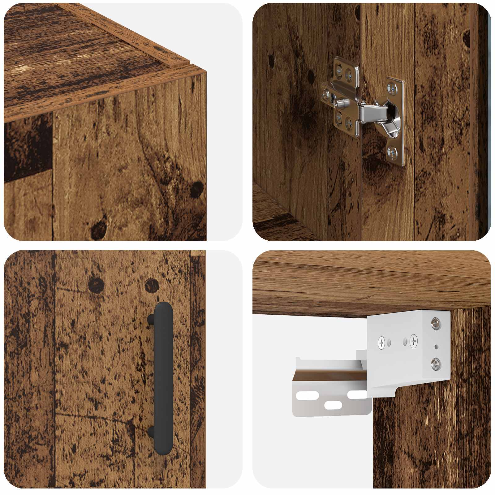 Aparador Madera vieja 69,5 x 34 x 90 cm Madera de ingeniería