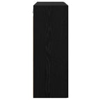 Armario de pared Roble negro 69.5 x 34 x 90 cm