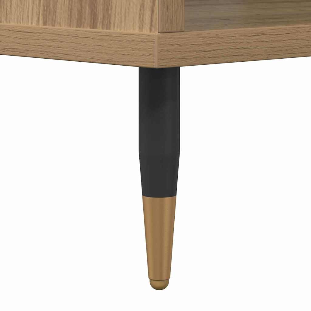 Mesa de Café Roble artisan 60 x 50 x 40 cm Madera contrachapada