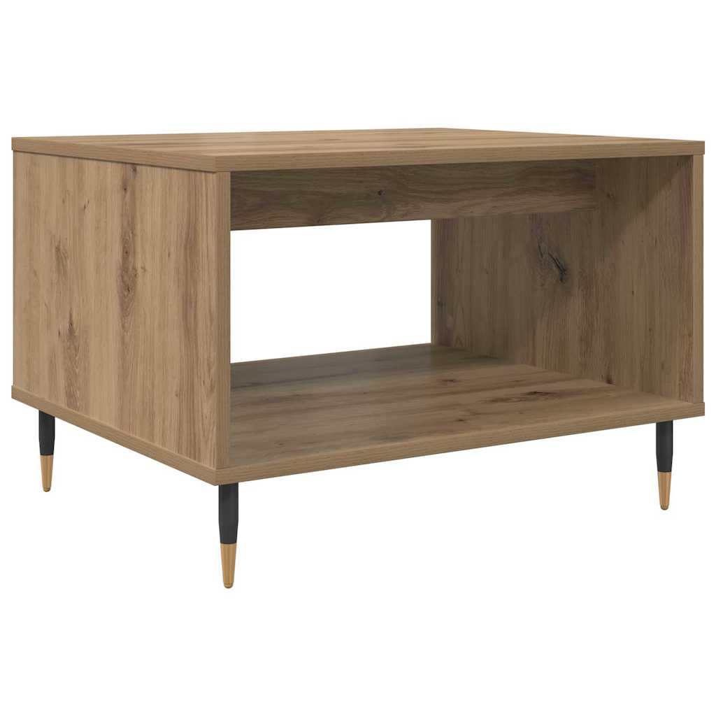 Mesa de Café Roble artisan 60 x 50 x 40 cm Madera contrachapada