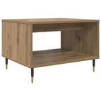 Mesa de Café Roble artisan 60 x 50 x 40 cm Madera contrachapada