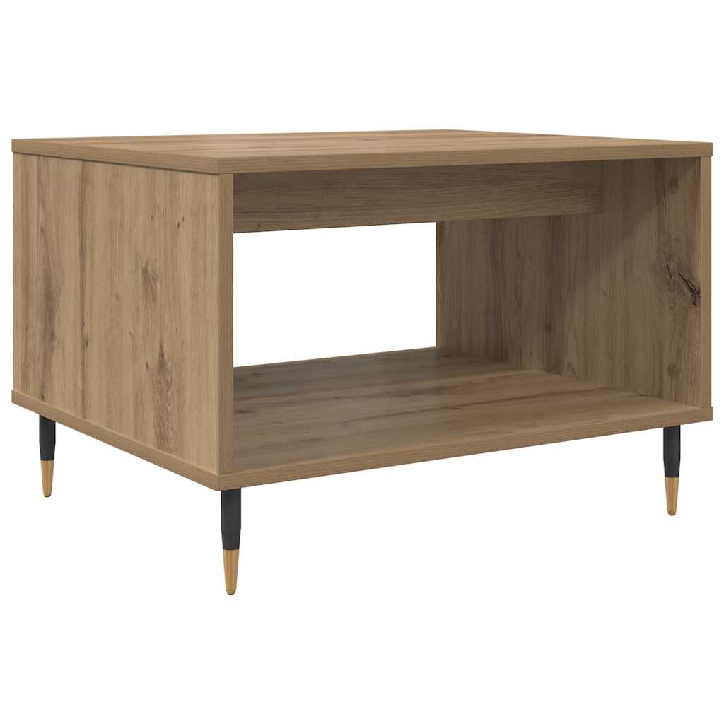 Mesa de Café Roble artisan 60 x 50 x 40 cm Madera contrachapada